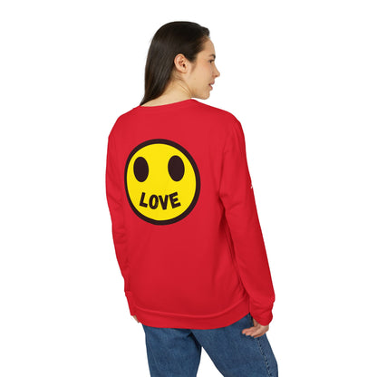 Adidas LOVE Unisex Fleece Crewneck Sweatshirt