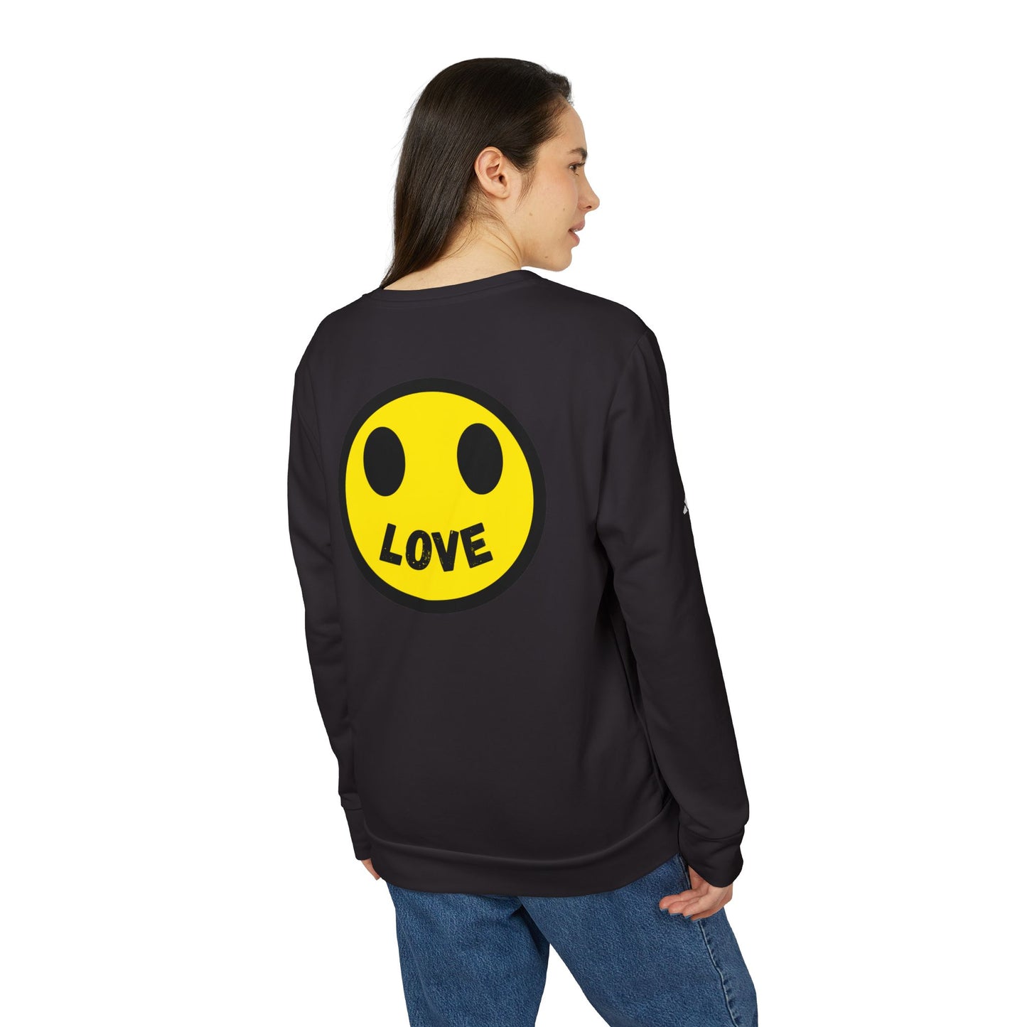 Adidas LOVE Unisex Fleece Crewneck Sweatshirt