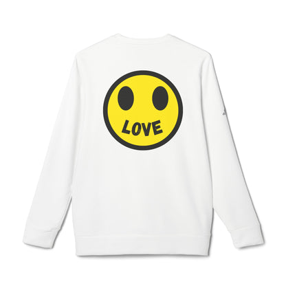 Adidas LOVE Unisex Fleece Crewneck Sweatshirt