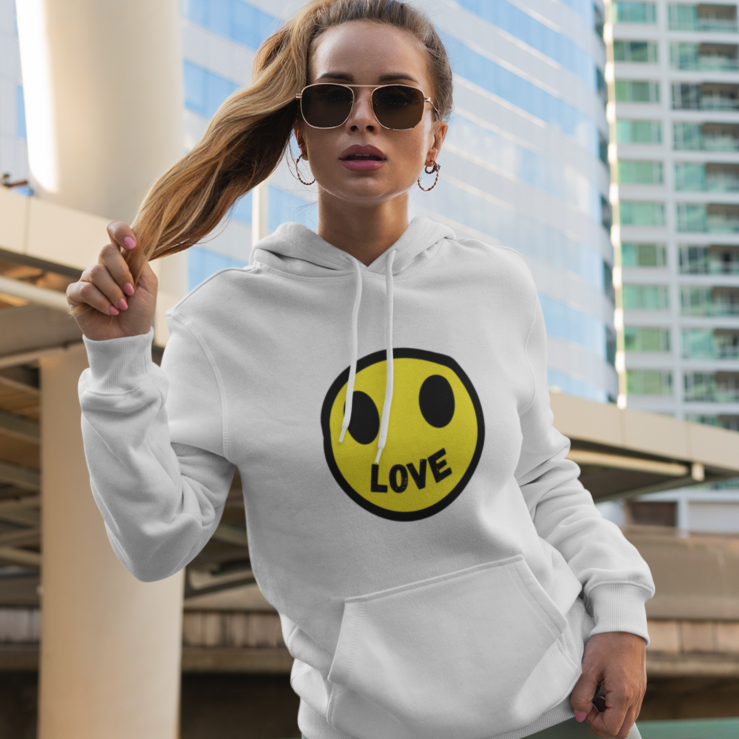 Adidas LOVE Unisex Hoodie | By Mrsmiley