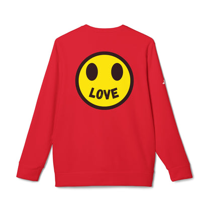 Adidas LOVE Unisex Fleece Crewneck Sweatshirt